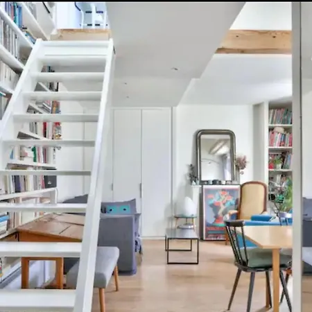 شقة Nice Duplex Near Belleville *